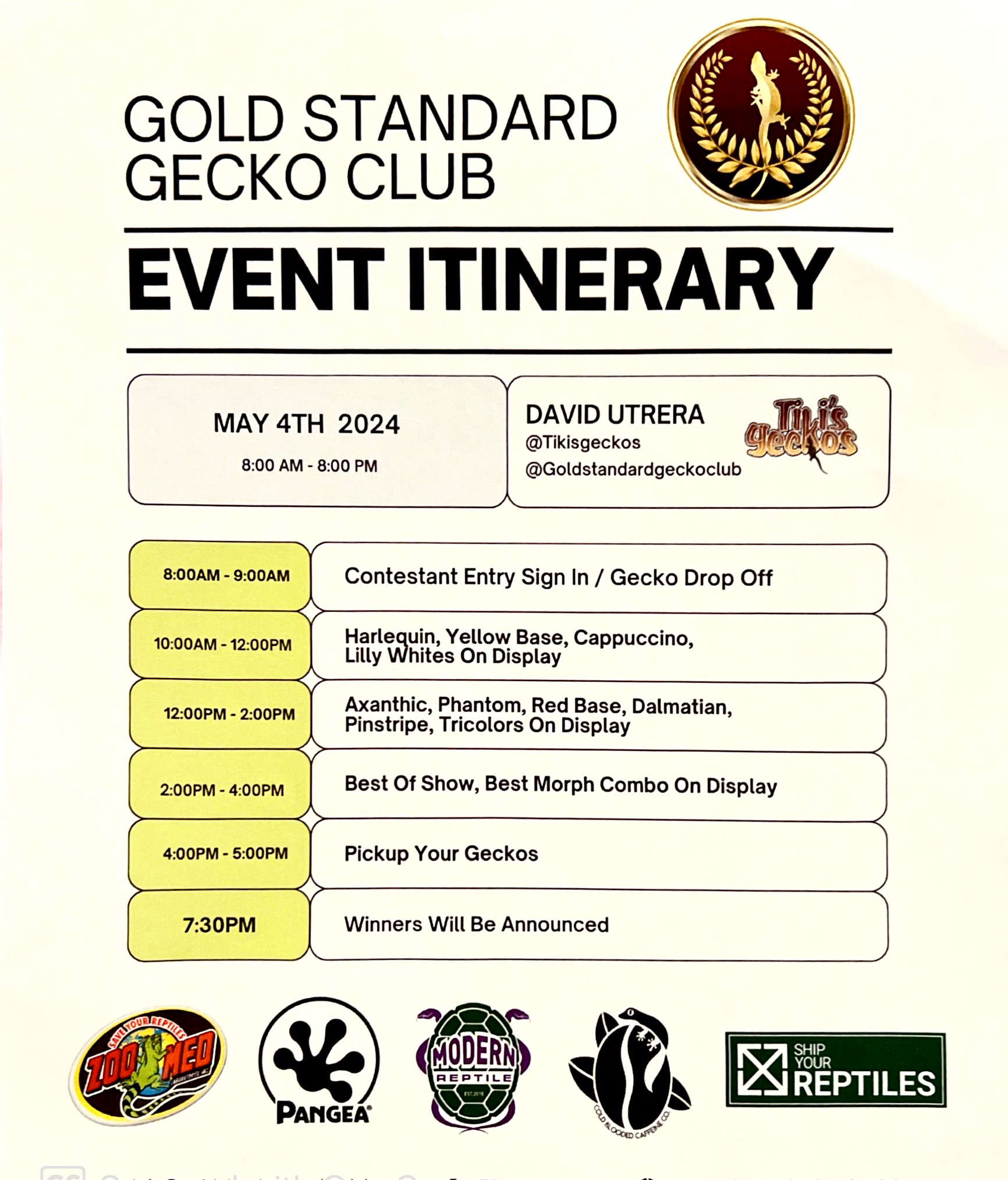 FFC 2024 GSGC event itinerary